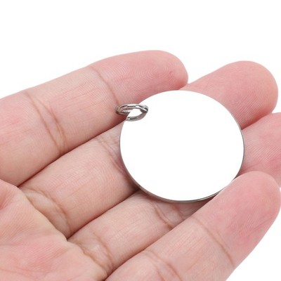 20x Engravable Metal Keychain Blanks Suitable For Lab H2D 3D Printer 30mm