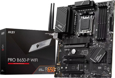 MSI - PRO B650-P WIFI (Socket AM5) AMD B650 ATX DDR5 Wi-Fi 6E Motherboard - B...