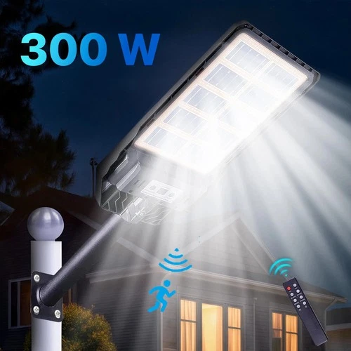 Commercial Solar Street Lights Outdoor Dusk to Dawn Solar High Bright Aluminum - Picture 2 of 14