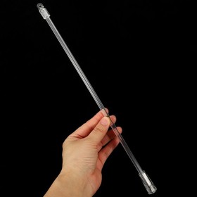 2 Pcs Transparent Vertical Blind Wand Replacement Rod With Hook Grip