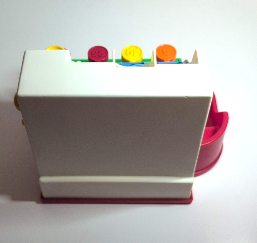 как выглядит VINTAGE 1990 FISHER-PRICE TOY CASH REGISTER NO COINS - WORKS фото