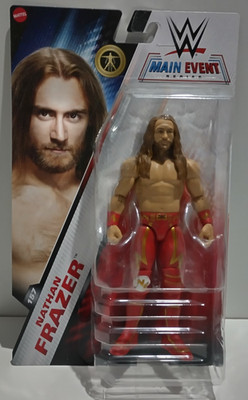WWE Mattel Main Event Series 157 Nathan Frazer (Chase) - Card Wear - Rare