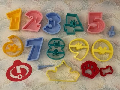 Disney Ausstechformen & Präger Zahlen 0-9 Kuchen Keks Backen & Dekoration