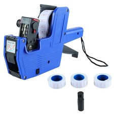 8 Digits Price Numerical Tag Maker With 3 Rolls Label Paper 2 Ink Wheel Part.