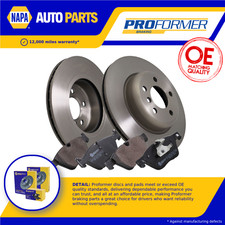 2x Vented Brake Discs and Pads fits BMW 520D F10, F11 2.0D Front 10 to 17 330mm