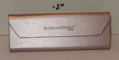 Gloria Vanderbilt Case Metallic Purple Hard Case Sunglasses Eyeglasses Glasses