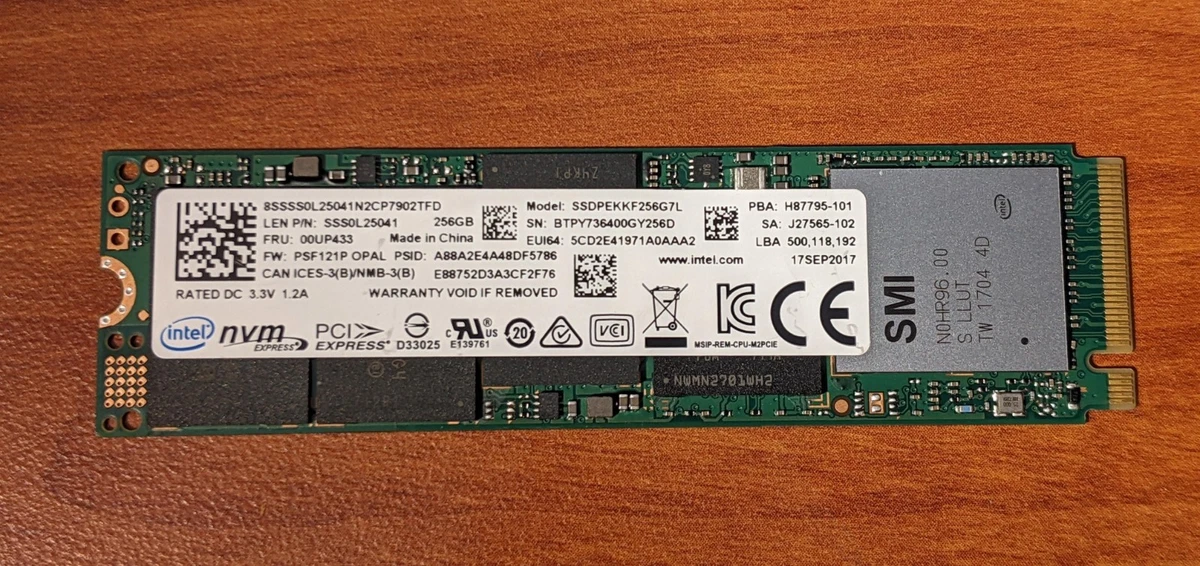 Intel M.2 Interface 256 GB Solid State Drives for sale | eBay