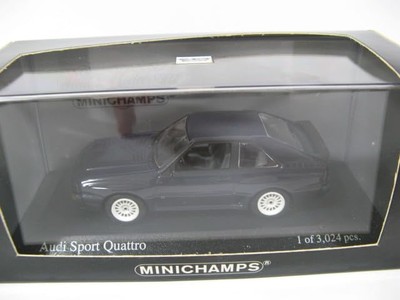 Minichamps 1/43 Sport Quattro 1984 Blue Audi Quattro | eBay UK