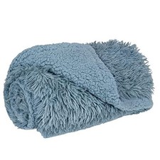 Waterproof Dog Blanket for Small Medium Dogs, Medium 29x40 Dusty Blue