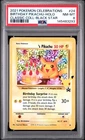 Birthday Pikachu Holo 24 Celebrations Classic Collection Pokemon PSA 8 *293