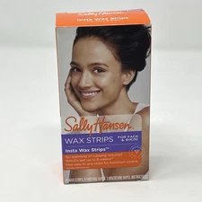 Sally Hansen Insta Wax Strips for Face & Bikini 24 Strips Each - Exp. 02/2028