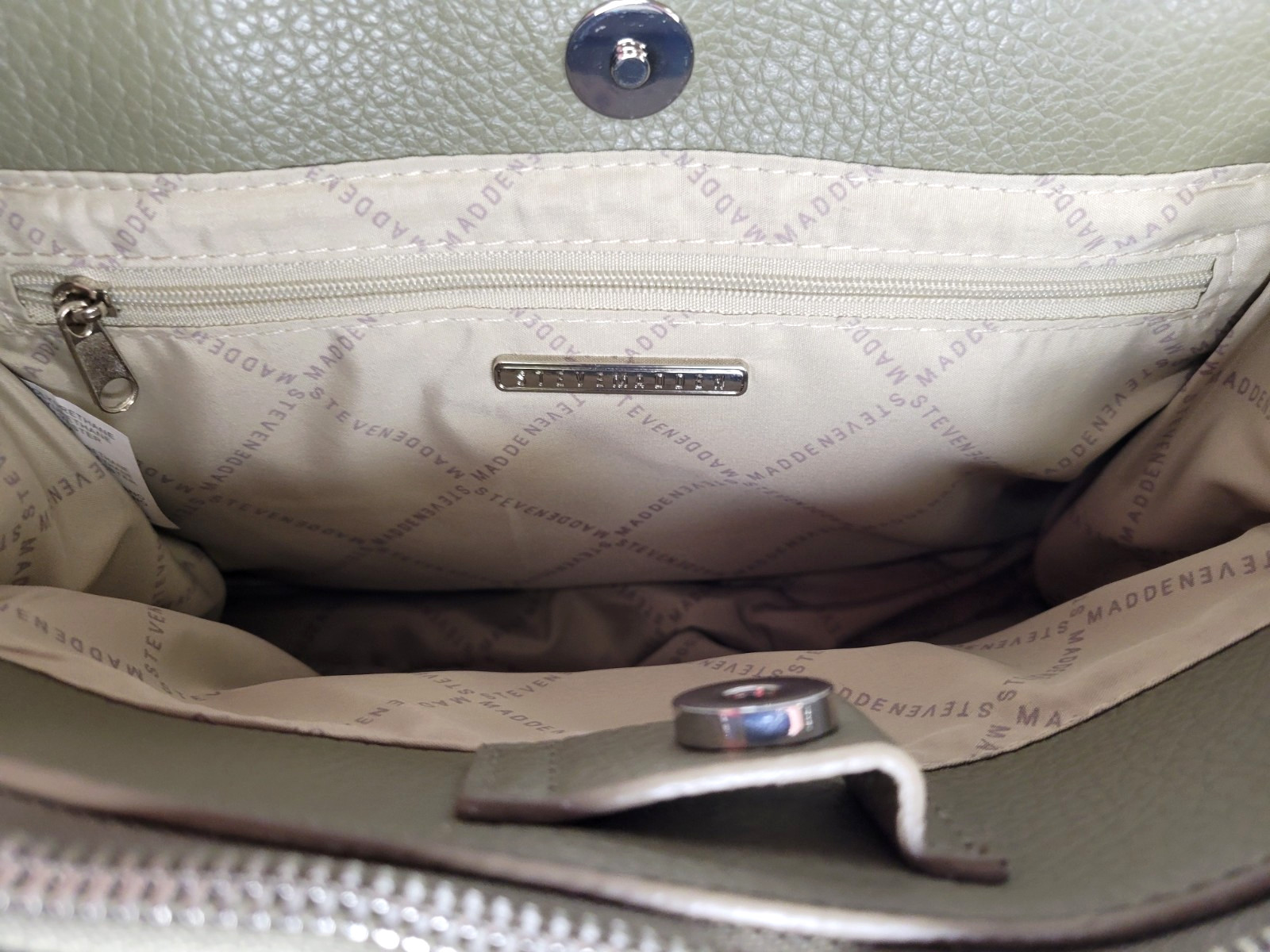 New- Steve Madden Green Bmateo Satchel Bag/Crossbody image 8