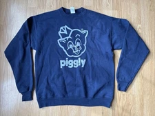 Vintage Gildan Adult M Piggly Wiggly Grocery Store Sweatshirt Hilton Head SC EUC