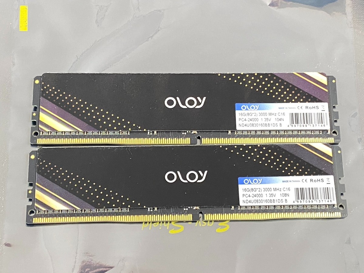 Oloy DDR4 RAM 16gb (2x8GB) 3000 MHz Desktop Memory RAM - PC4