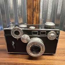 Vintage Argus C3 Brick 35mm Rangefinder Camera Cintar 50mm f/3.5 As-Is