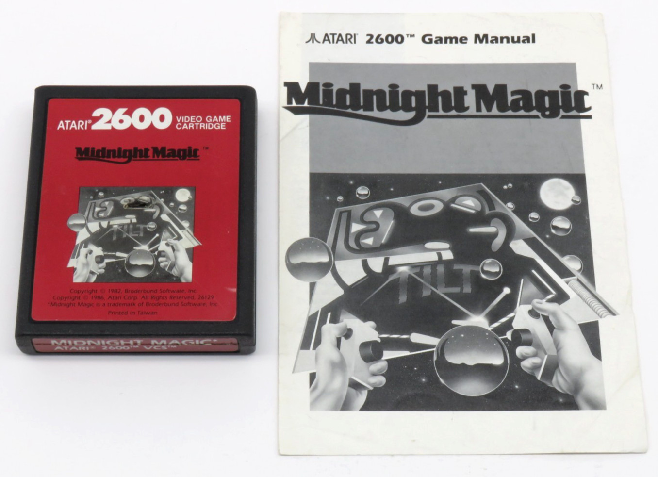 Midnight Magic (Atari 2600, 1986) By Atari (Cartridge & Manual) NTSC #3