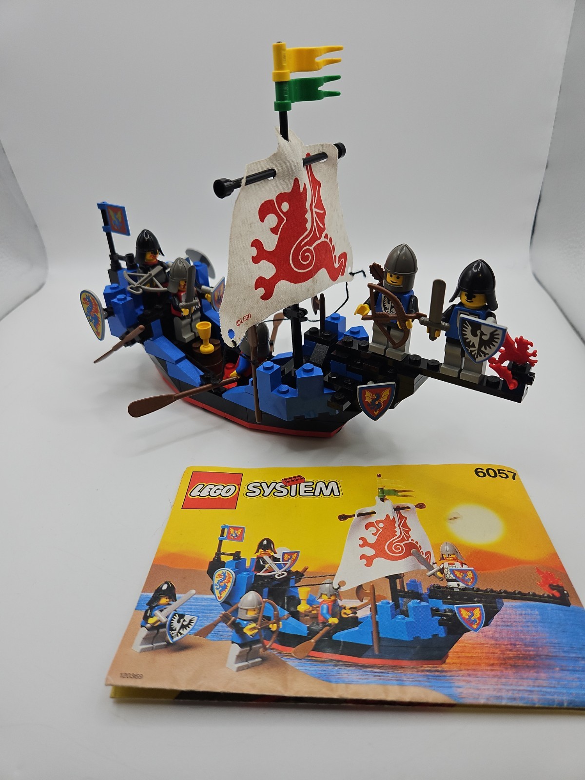 LEGO Castle Set 6057 Sea Serpent Vintage Complete With Instructions No Box