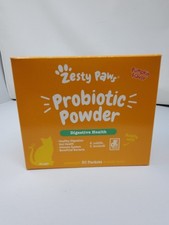 Zesty Paws Probiotics powder for Digestive Health Pumpkin flavor 30 ct, exp 9/26