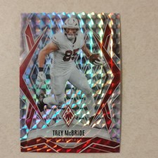 2025 Panini Phoenix Parallel Trey McBride Arizona Cardinals #80 Football Card