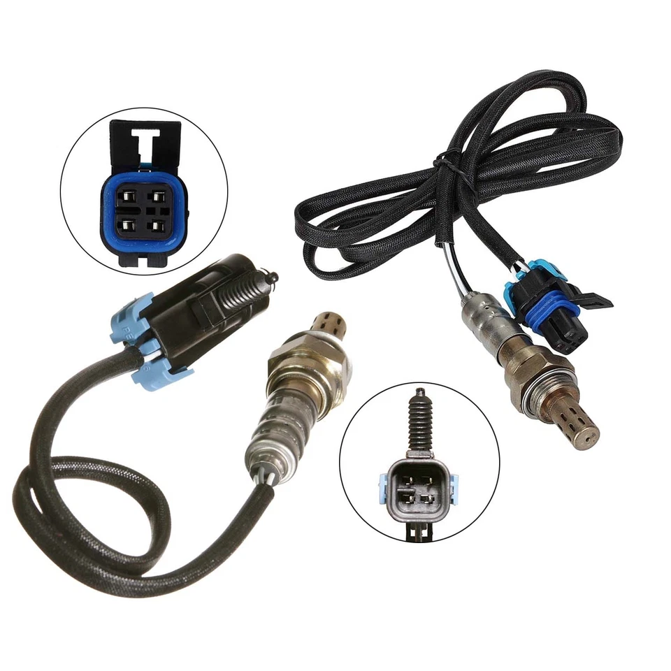 2x Sensor de oxígeno ascendente y descendente para Chevy Malibu Olds Alero Pontiac Grand Am 1999 2000 Foto 2 de 4