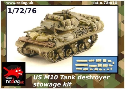 Redog 1:72 M10 - US Jagdpanzer Maßstab Modellbau Stau Set