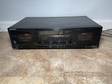 VINTAGE Sony Dubbing Cassette Deck TC-W411 Dual Dolby Stereo - Parts Only