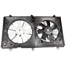 Radiator Condenser Cooling Fan Assembly For 2003-2007 Honda Accord 2.4L