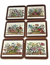 6 Pimpernel Floral Array  Untersetzer floral Glasuntersetzer 10,5 x 10,5 cm
