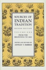 Sources of Indian Tradition, Vol. 1: From the Beginning to 1800 (In - ACCEPTABLE