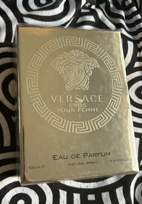 Versace  Women Perfume Eros Pour Femme * 3.4 Oz EDP Eau De Parfum - AUTHENTIC