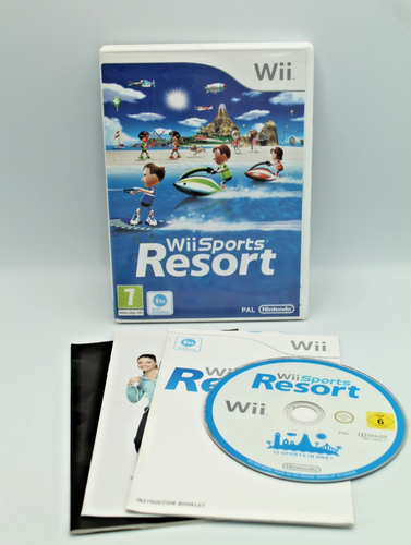 Wii Sports Resort (Nintendo Wii, 2009) - PAL - Complete with Manual