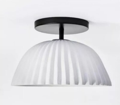 Threshold Designed with Studio McGee Scalloped Semi-Flush Mount Ceiling Light -