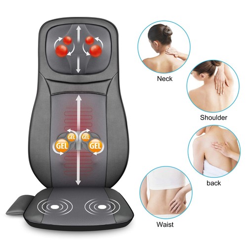 Snailax Shiatsu Full Back Massager with Heat Chair Massager for Neck and Back... - Picture 2 of 7