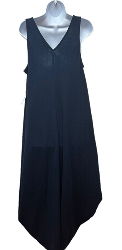 MSK Midi Lagenlook Vestido de Playa Grande Sin Mangas Pañuelo Azul XL NUEVO - Imagen 3 de 10