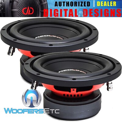 (2) DD AUDIO SW10-D4 SUBS 10'' 600W DUAL 4-OHM CAR SUBWOOFERS BASS SPEAKERS NEW