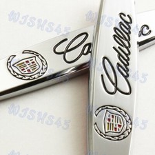 X2 Car Trunk Side Fenders Door Emblem Badge 3m Sticker Decal For Cadillac 3d X2 Car Trunk Side Fenders Door Emblem Badge 3m Sticker Decal For Cadillac 3d