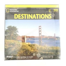 National Geographic 1000 Piece Puzzle Destinations Golden Gate Bridge New 12