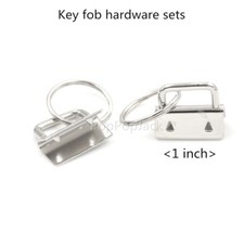 Wholesale Lots Silver 1 Inch 25mm Key Fob Hardware Sets With Split Rings Wholesale Lots Silver 1 Inch 25mm Key Fob Hardware Sets With Split Rings