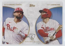 2022 Topps On Demand Dynamic Duals Blue /25 Nick Castellanos Rhys Hoskins #3