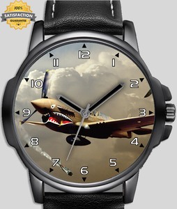 Guerra Mundial Segunda P40 Avión Único Bonito Reloj de Pulsera | eBay