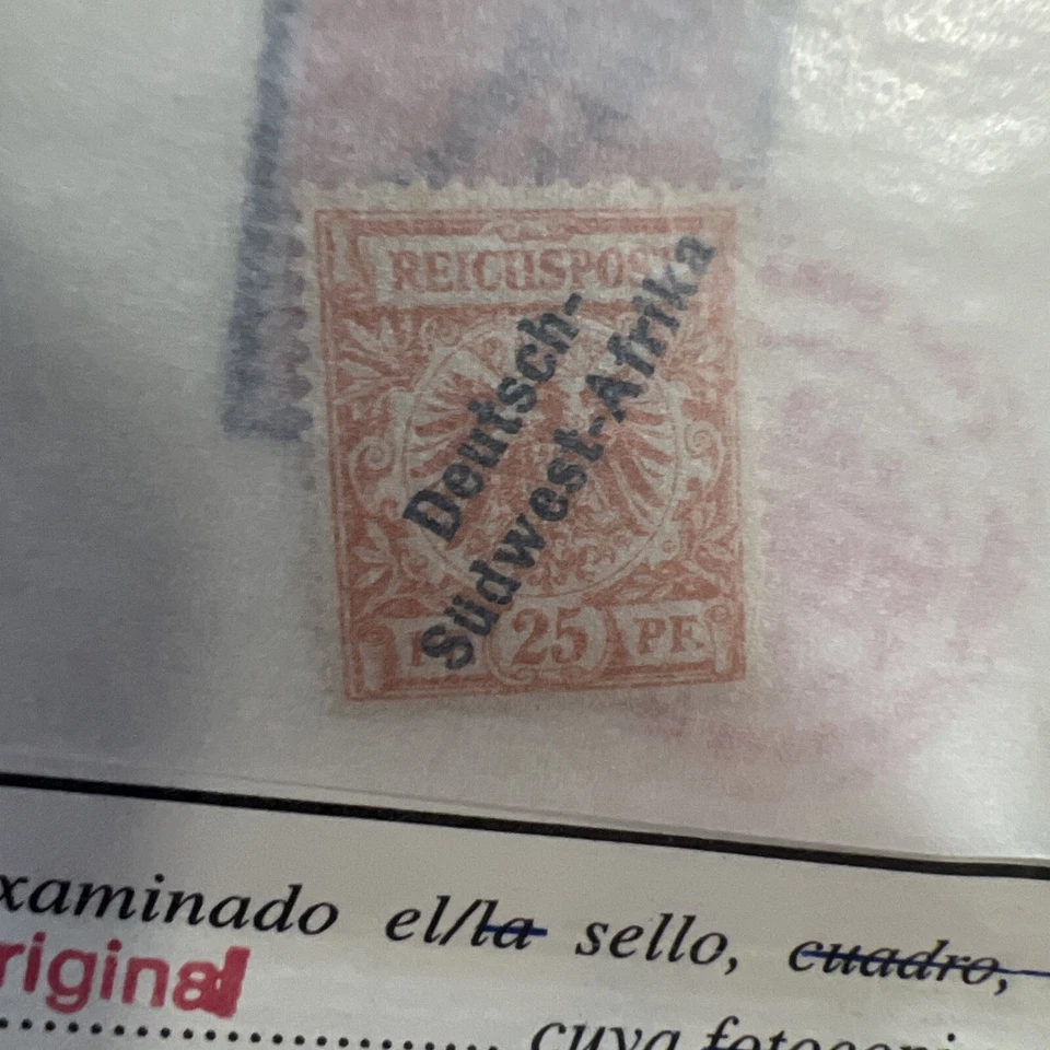 Germany colonies 1897 South West Africa early 25 Pf. mint* $ 336.00 - Image 4 of 4