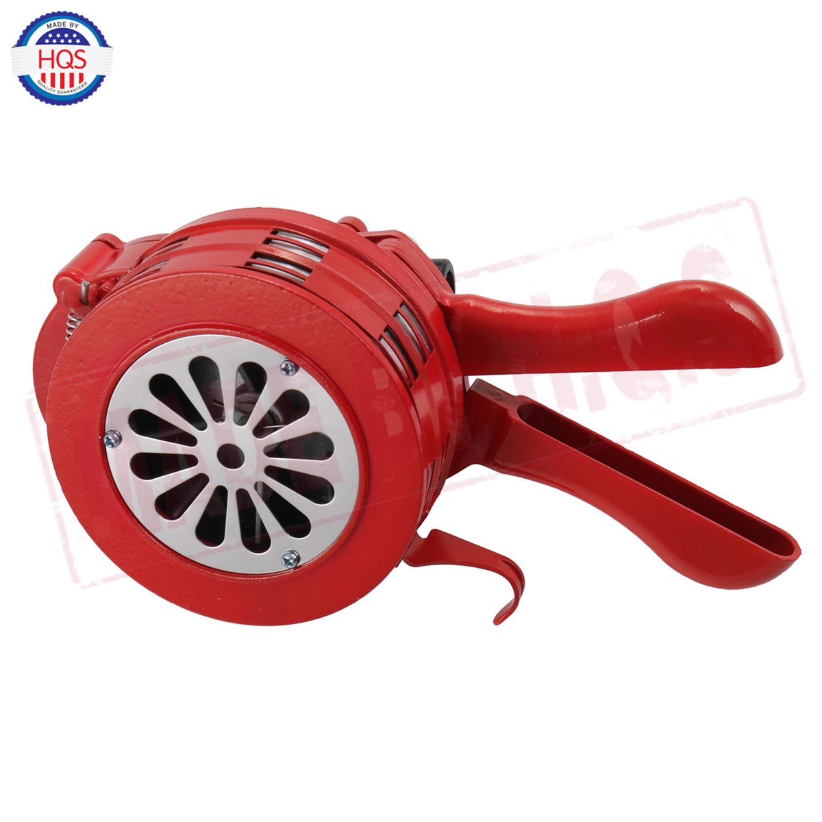 115-200DB 12V Air Raid Alarm Siren Hand Crank Loud Manual Operated