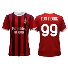 Maglia Milan Personalizzata Home 2024 2025 rossonera AC ufficiale adulto