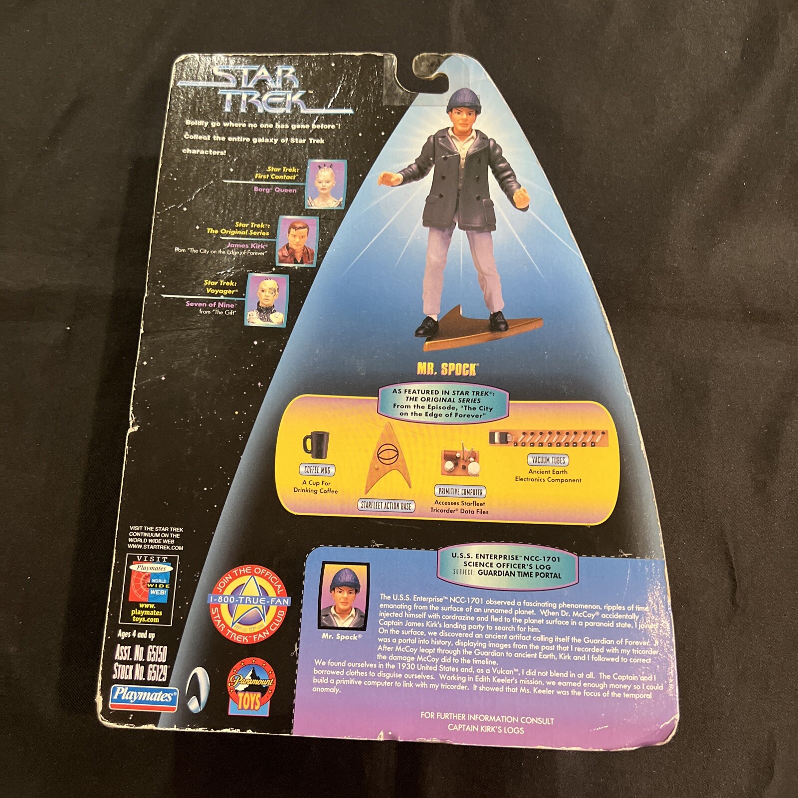 Star Trek Warp Factor Series Mr. Spock 1998 Action Figure Playmates As Pictures