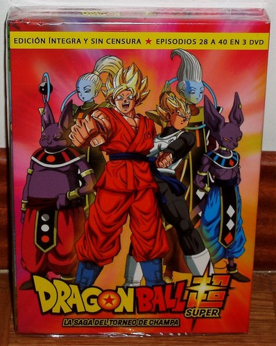 Dragon Ball Super Box 3 the Saga of Tournament Champa 3 DVD New (No Open) R2 - Picture 1 of 6