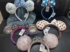 2024 NEW ARRIVE Disney Parks Loungefly Rapunzel Anna Minnie Ears Sleepy Headband