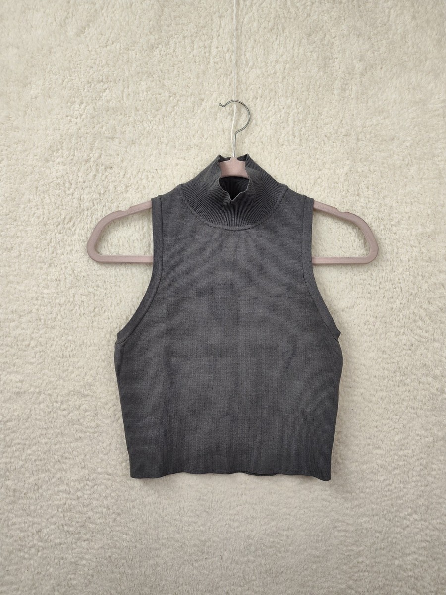 Crop Tops Mock Neck Top Zara Halter Top Zara Tops Zara Black