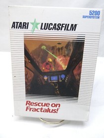 Rescue on Fractalus! LUCASFILM Atari 5200 SEALED Signs of heavy shelf wear