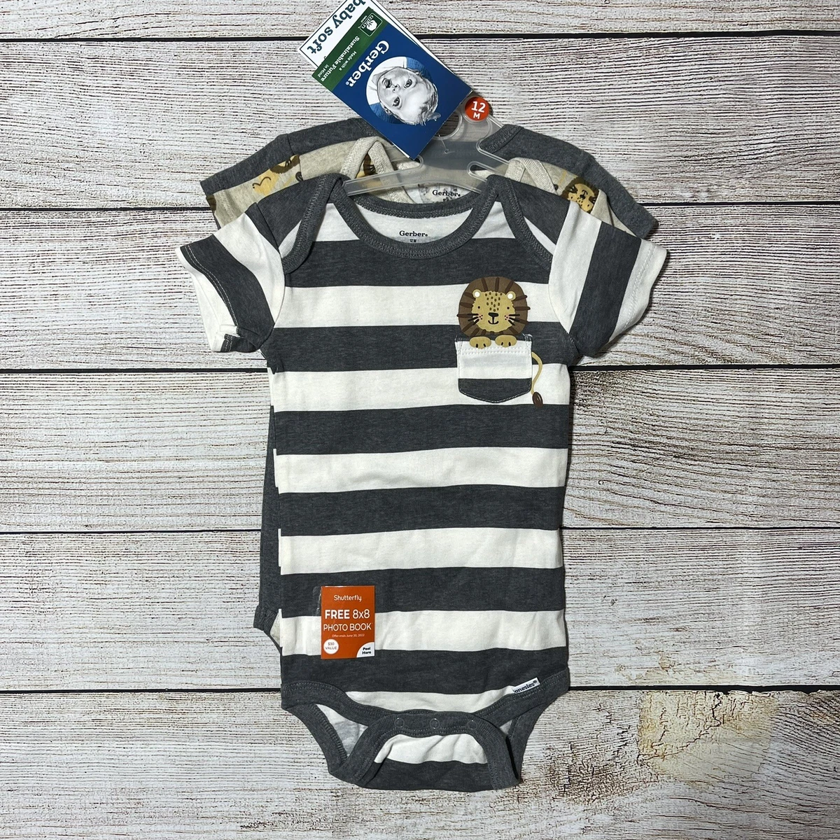 5-Pack Baby Boys Stripes Sleeveless Onesies® Bodysuits – Gerber  Childrenswear