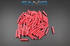 18-22 GAUGE 100 PK VINYL BUTT CONNECTOR CRIMP TERMINAL WIRE CAR HOME ELECTRICAL